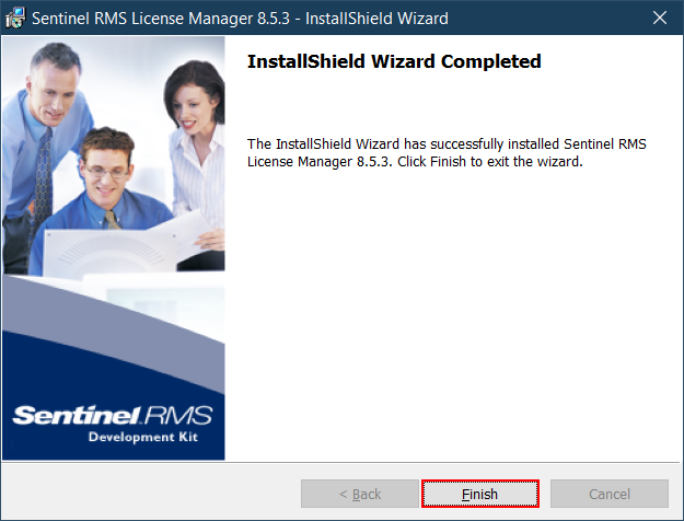 InstallShield Wizard Completed