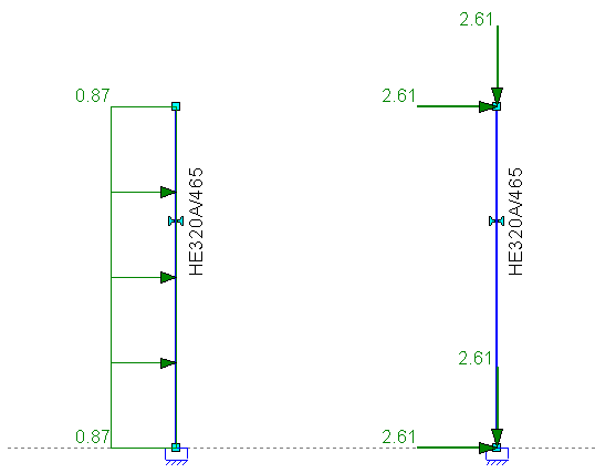 2D-Frame dynamic analysis example