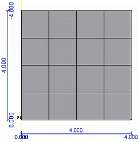 Dimension method "By distance" is set to 1m. No internal objects are applied