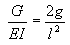 Equation G/El