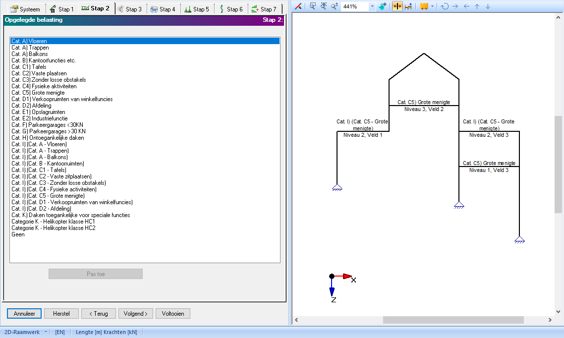 Loads Generator Step 2: Imposed Loads