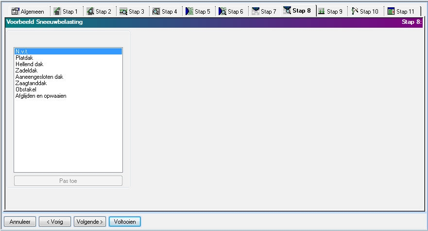 Loads Generator Step 8: Snow Load Preview