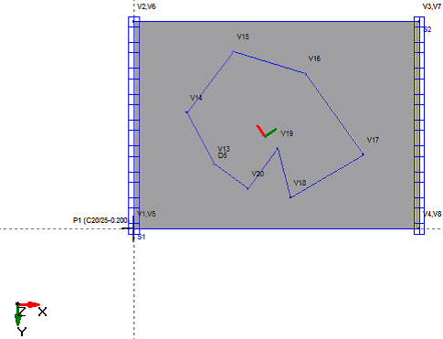 Orthogonal local plain located X’-Y’ coordinate system is rotated on user defined angle around local Z’ axis