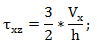 Calculation of Tau XZ